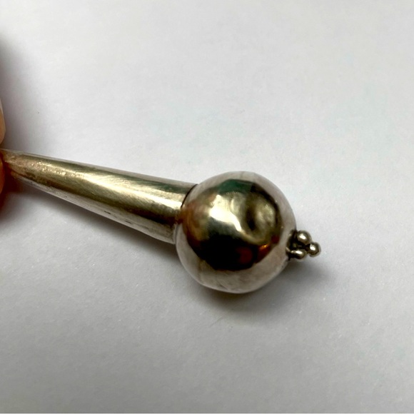 Boho silver earrings - Picture 4 of 4